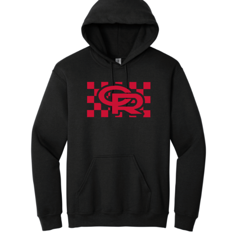 Rocket Checkerboard - Red