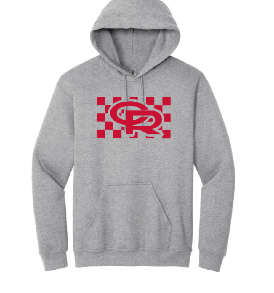 Rocket Checkerboard - Red