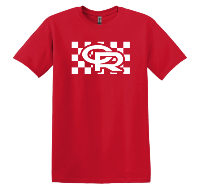 Rocket Checkerboard - White