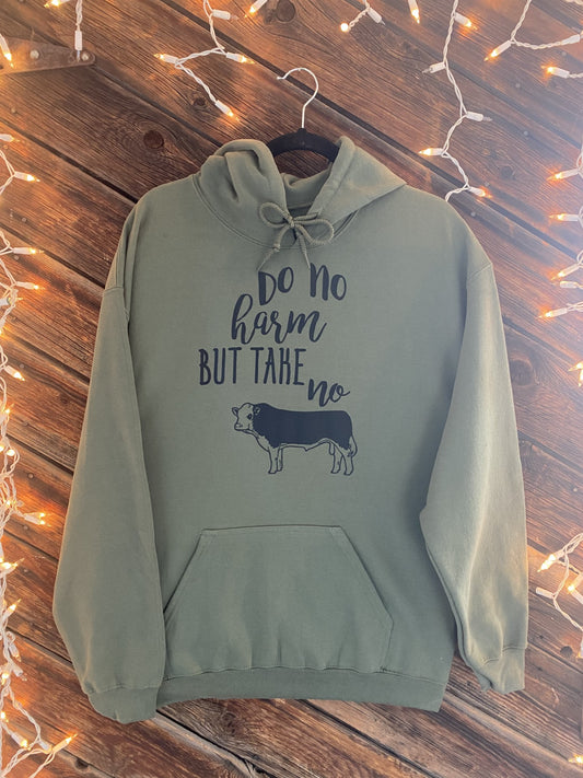 No Harm No Bull Hooded Sweatshirt