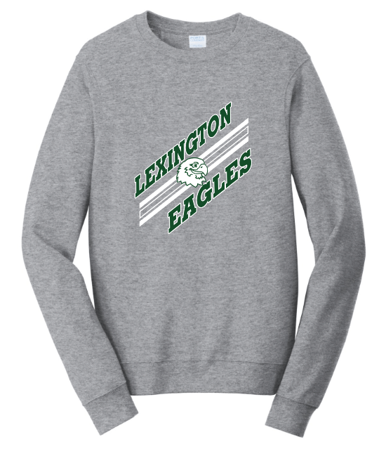 Lexington Eagles - Diagonal Crewneck Sweatshirt