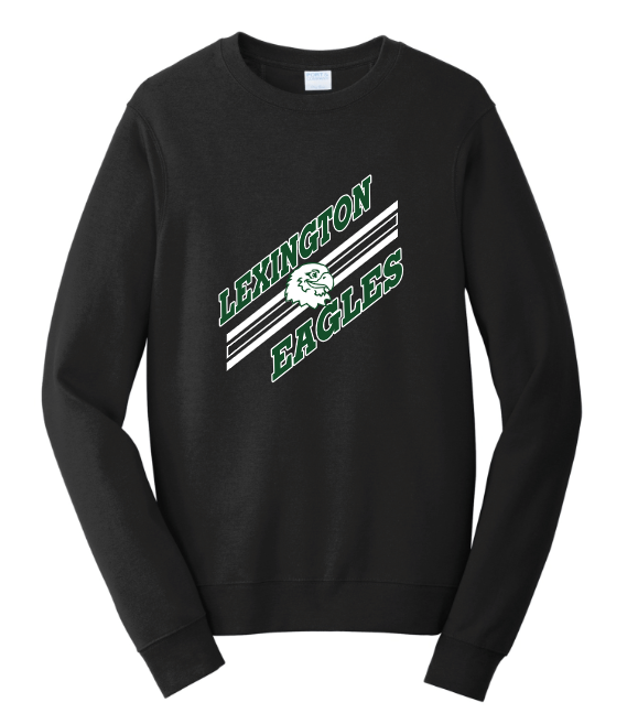 Lexington Eagles - Diagonal Crewneck Sweatshirt