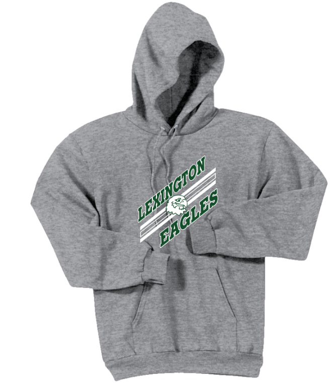 Lexington Eagles - Diagonal Hooded Sweatshirt (Youth)