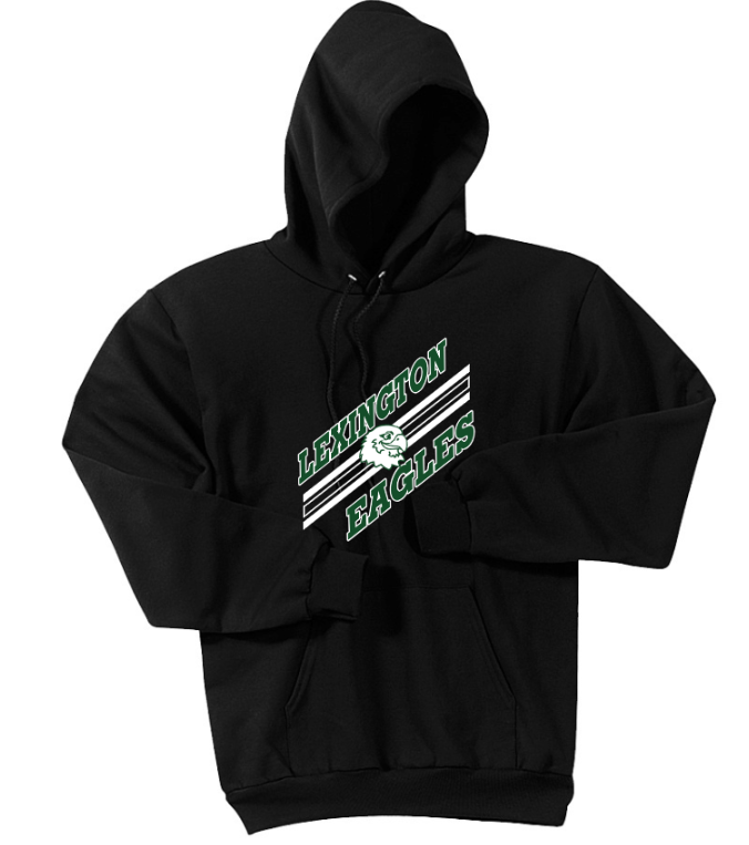 Lexington Eagles - Diagonal Next Level Sweatshirt