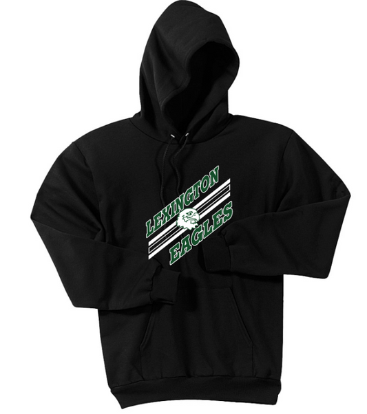 Lexington Eagles - Diagonal Hooded Sweatshirt (Youth)