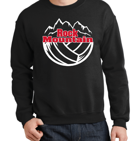 Rock Mountain Volleyball Crewneck Sweatshirt