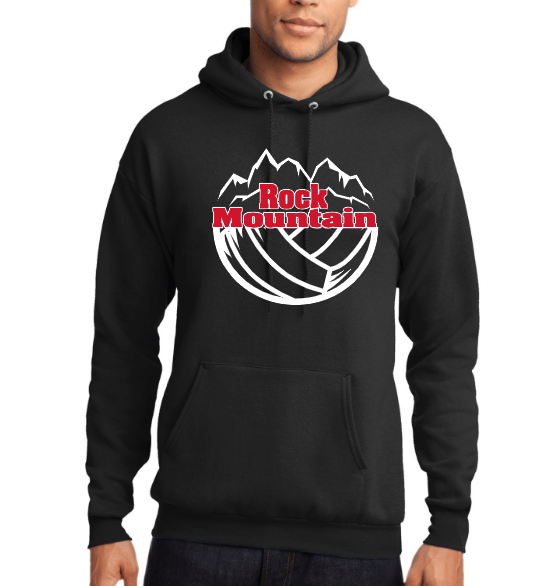 Rock Mountain Volleyball Hooded Sweatshirt