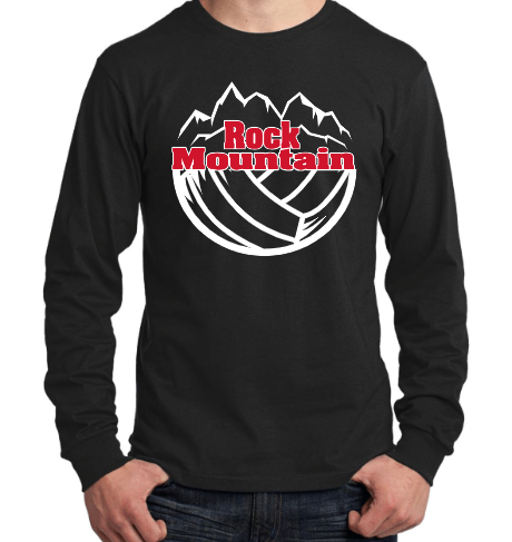 Rock Mountain Volleyball Longsleeve T-Shirt