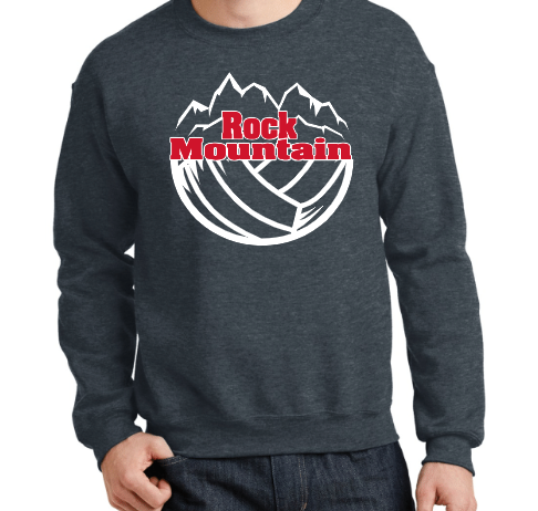 Rock Mountain Volleyball Crewneck Sweatshirt