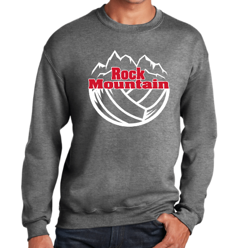 Rock Mountain Volleyball Crewneck Sweatshirt