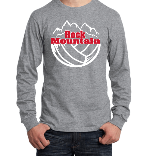 Rock Mountain Volleyball Longsleeve T-Shirt