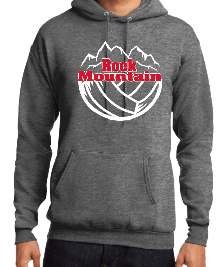 Rock Mountain Volleyball Hooded Sweatshirt