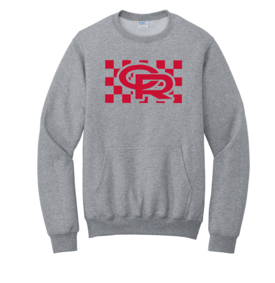 Rocket Checkerboard - Red